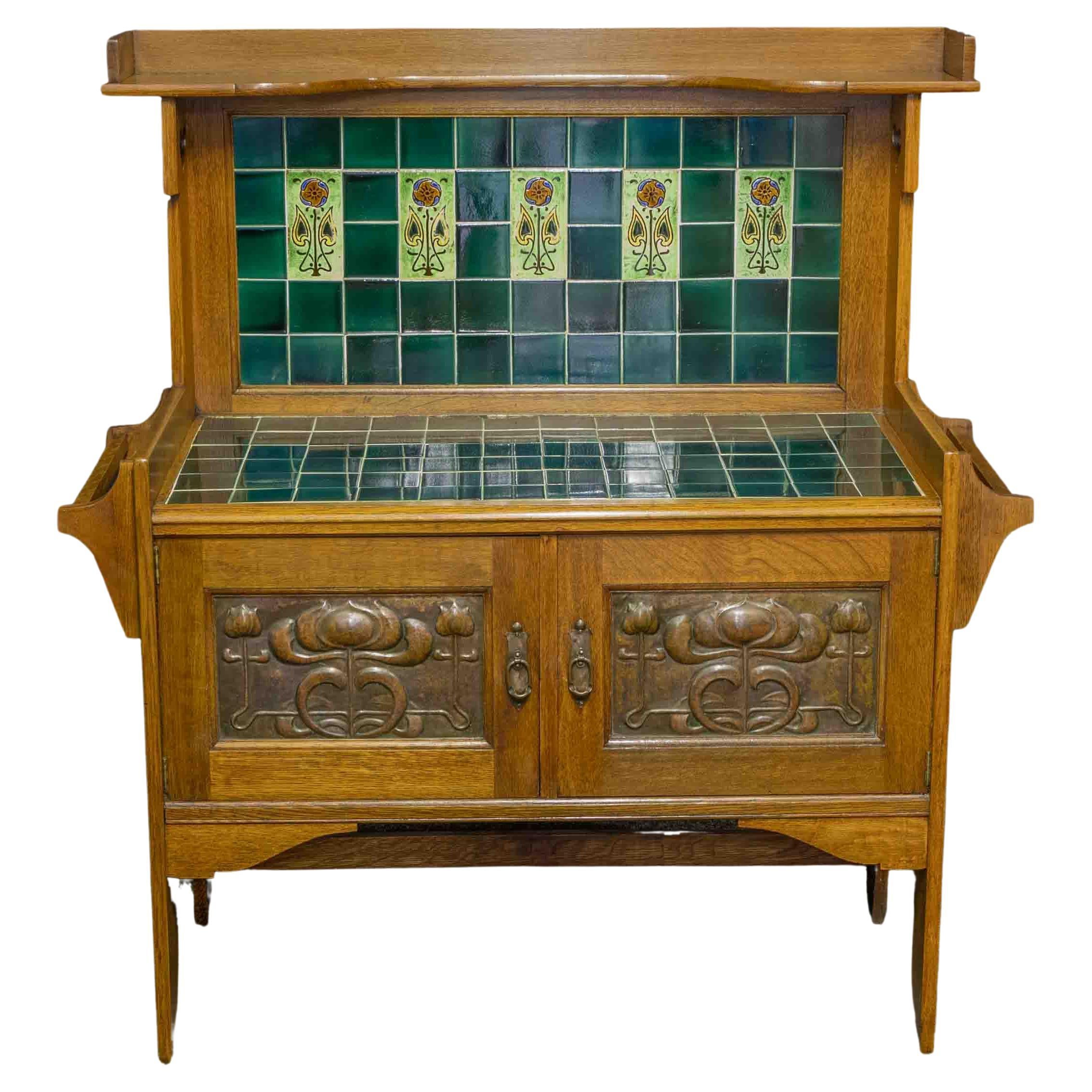 Arts and Crafts Washstand For Sale