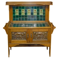 Antique Arts and Crafts Washstand