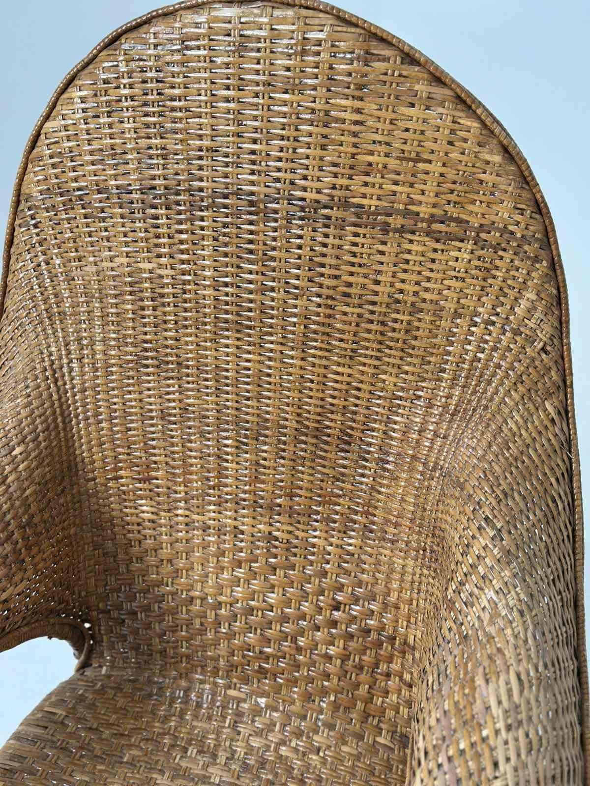 Arts and Crafts Wicker Longue Chair By Dryad and Co UK.1920s For Sale 1