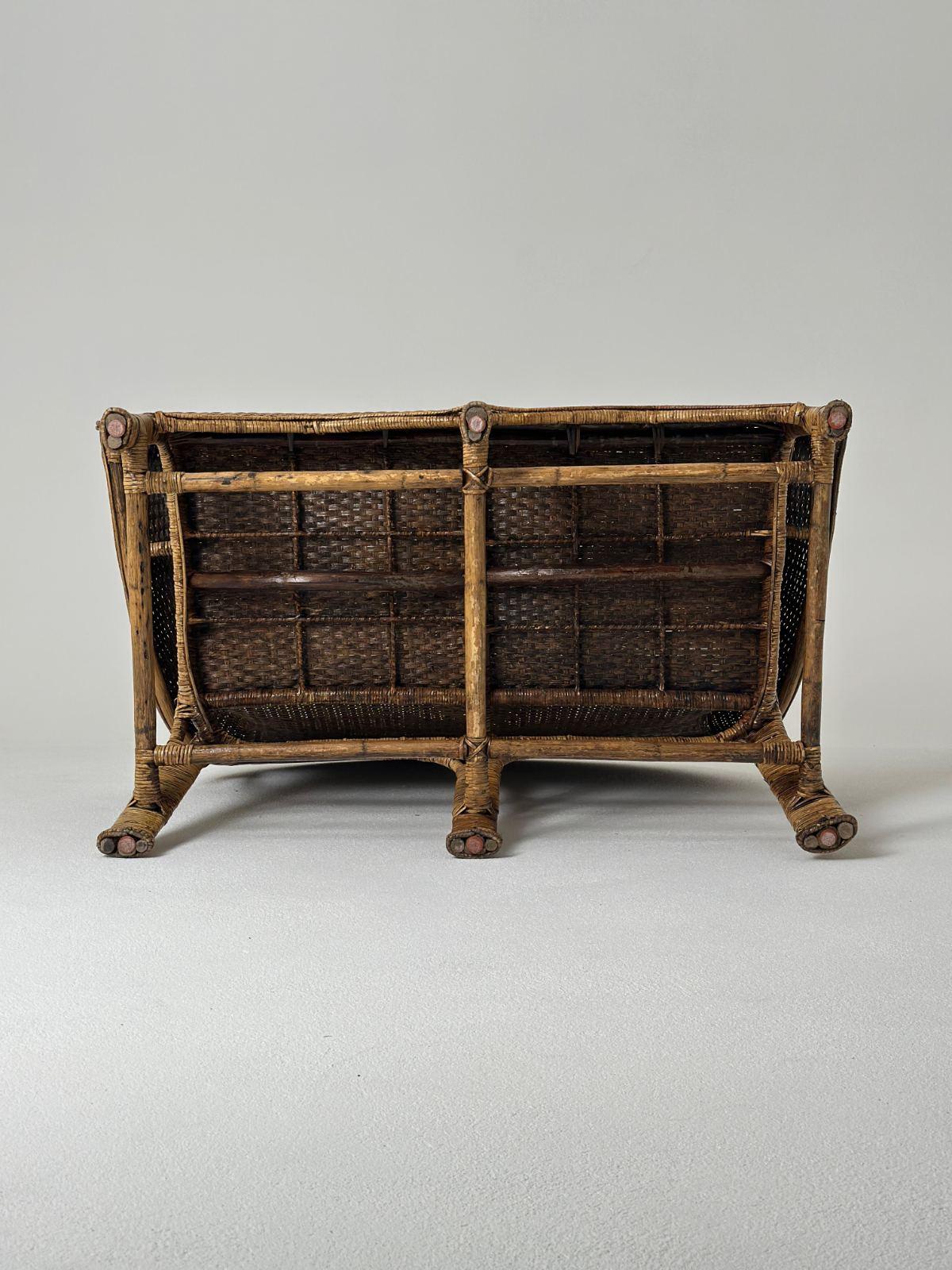 Arts and Crafts Zweisitzer-Sofa aus Korbweide von Dryad and Co.UK 1920er Jahre im Angebot 4