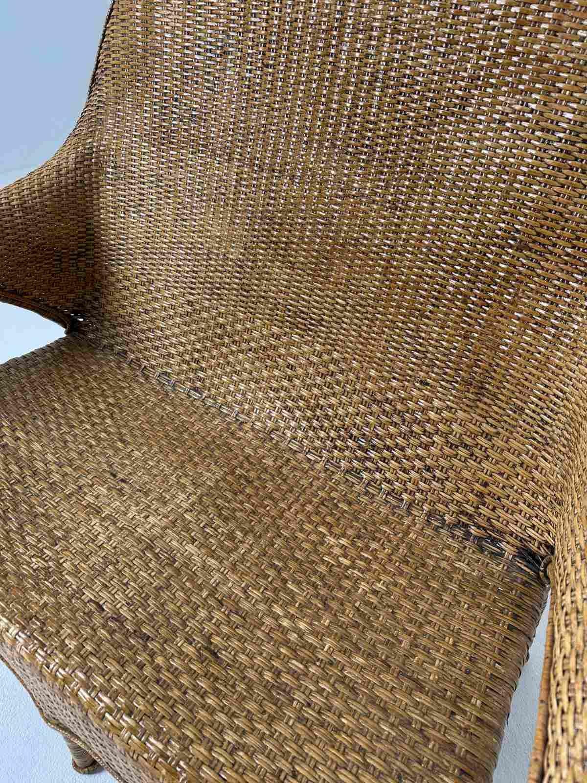 Arts and Crafts Zweisitzer-Sofa aus Korbweide von Dryad and Co.UK 1920er Jahre im Zustand „Gut“ im Angebot in Čelinac, BA