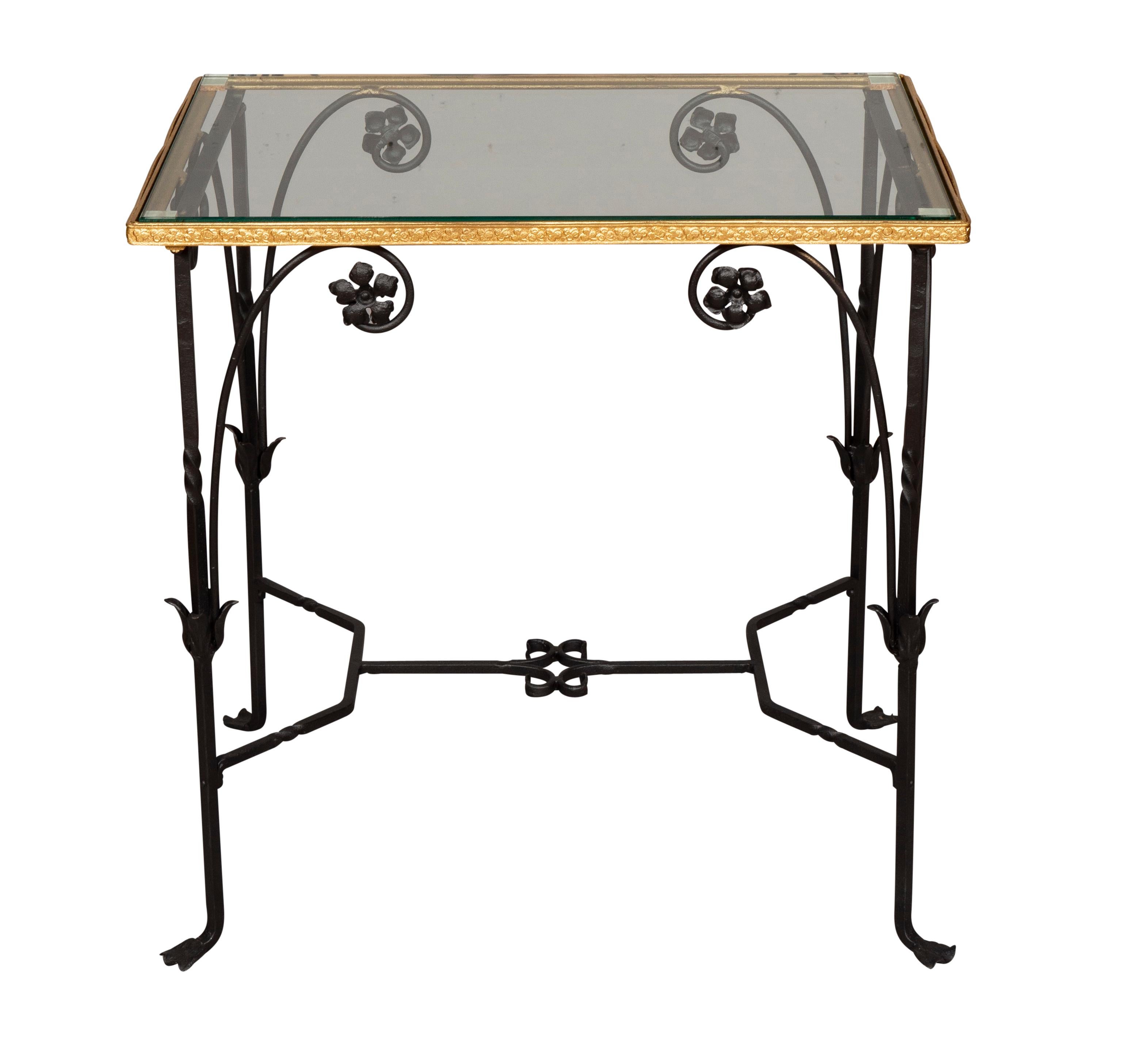 Arts and Crafts Wrought Iron Table 4
