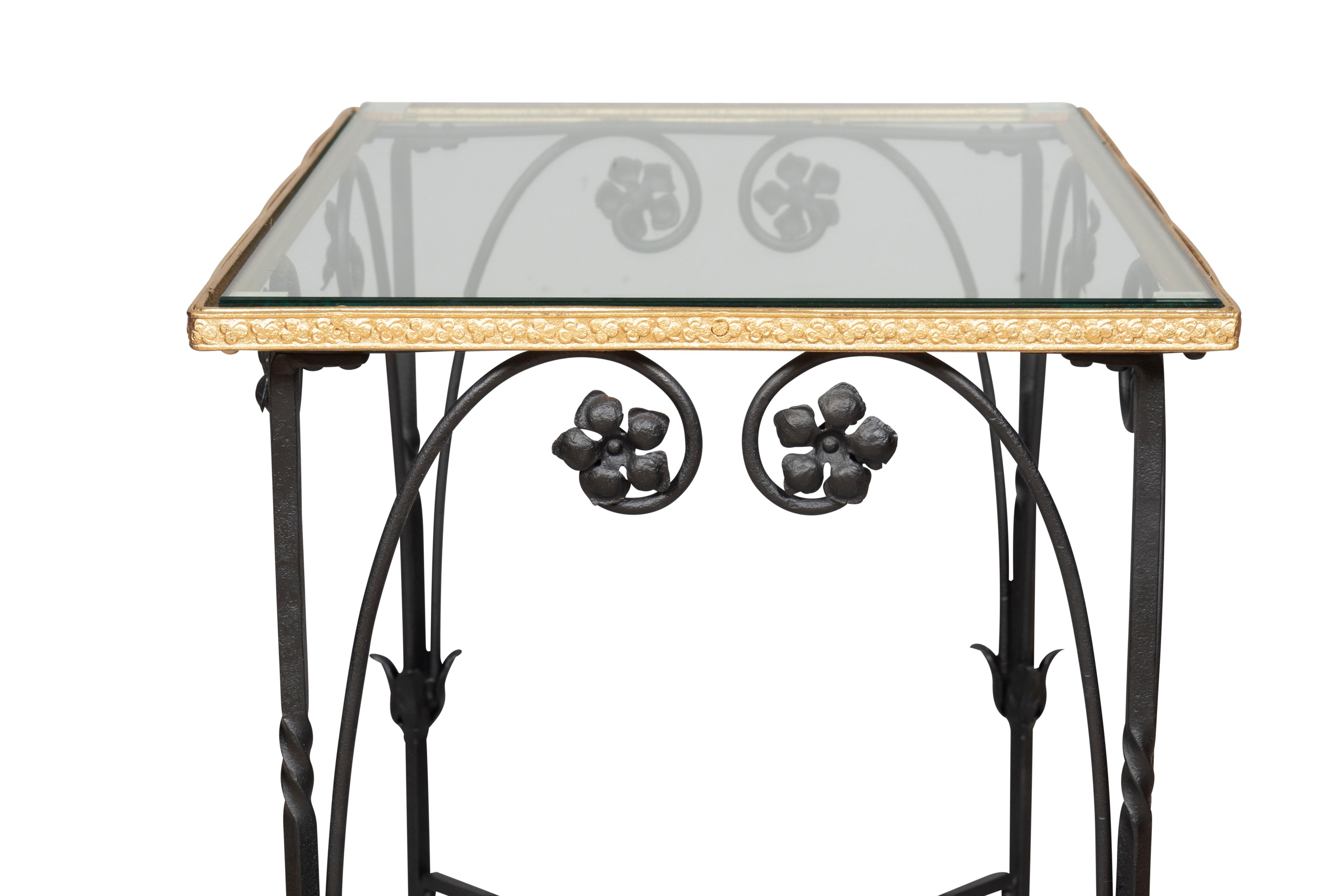 Arts and Crafts Wrought Iron Table 9