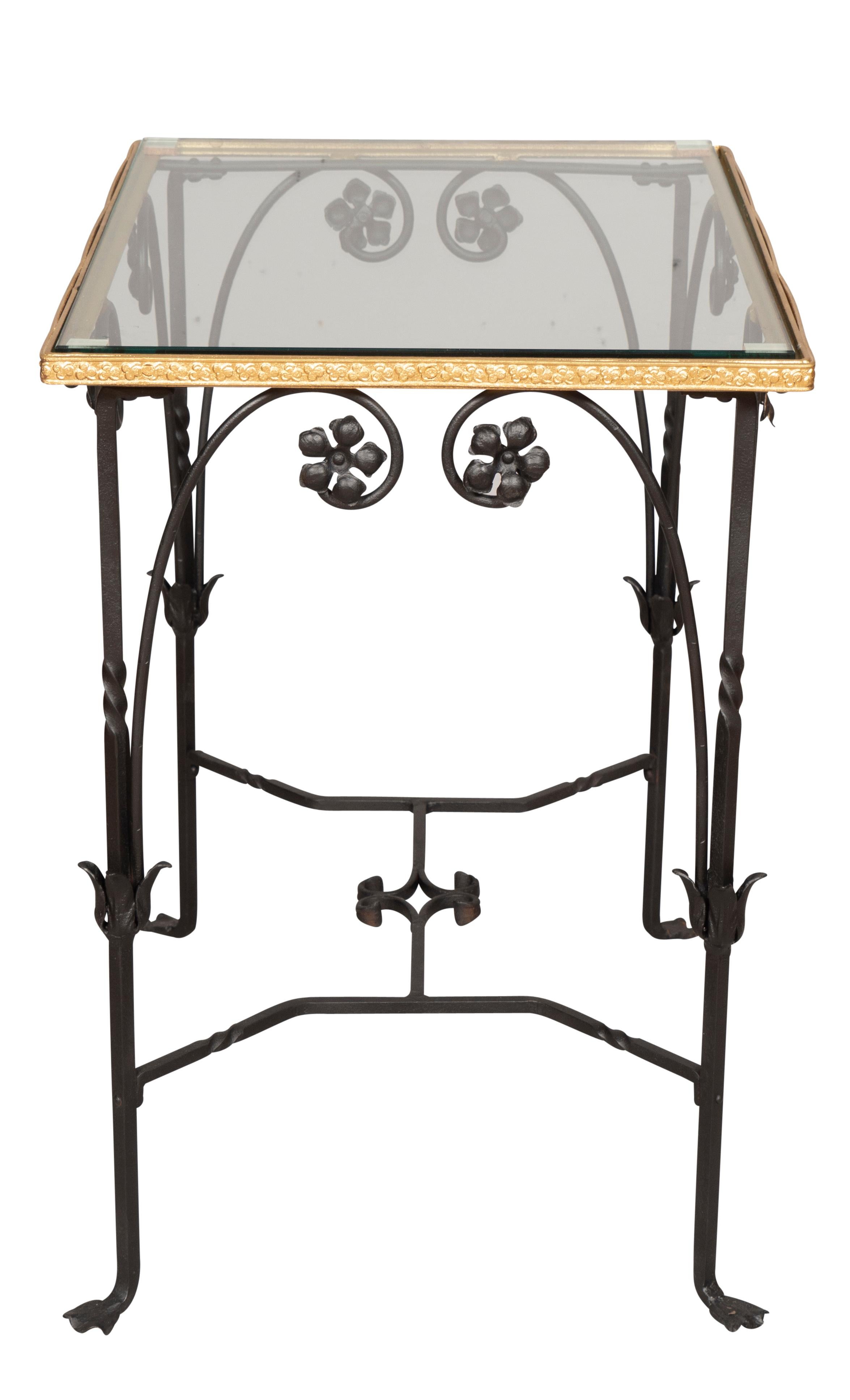 Arts and Crafts Wrought Iron Table 1