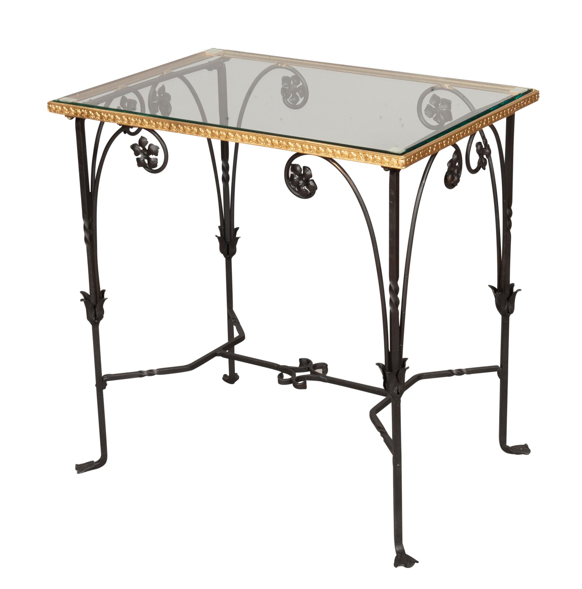 Arts and Crafts Wrought Iron Table 2