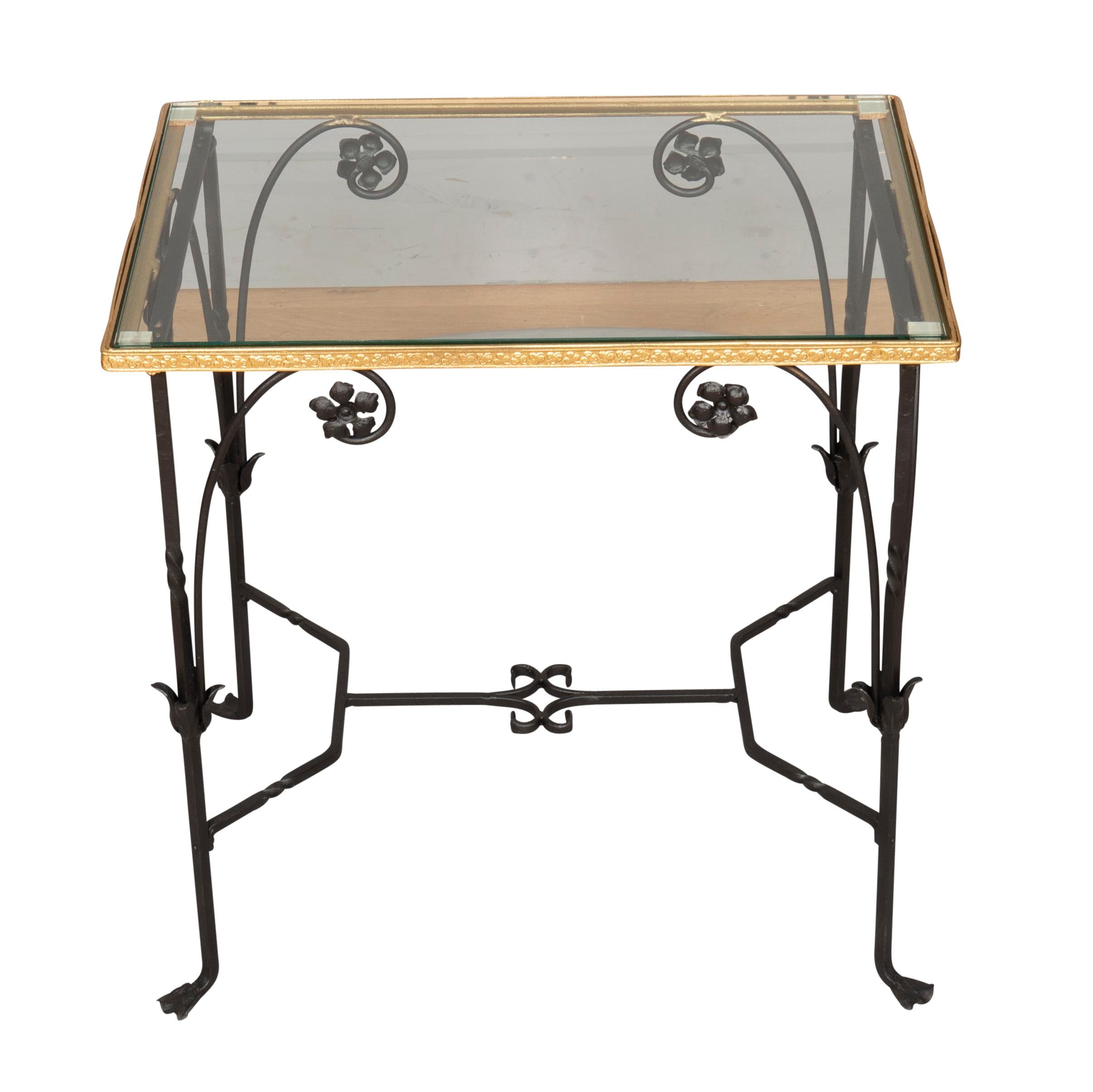 Arts and Crafts Wrought Iron Table 3