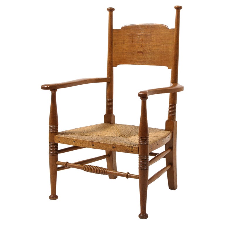 Arts and Craft Chair by EG and Williams, UK, 1910's For Sale at