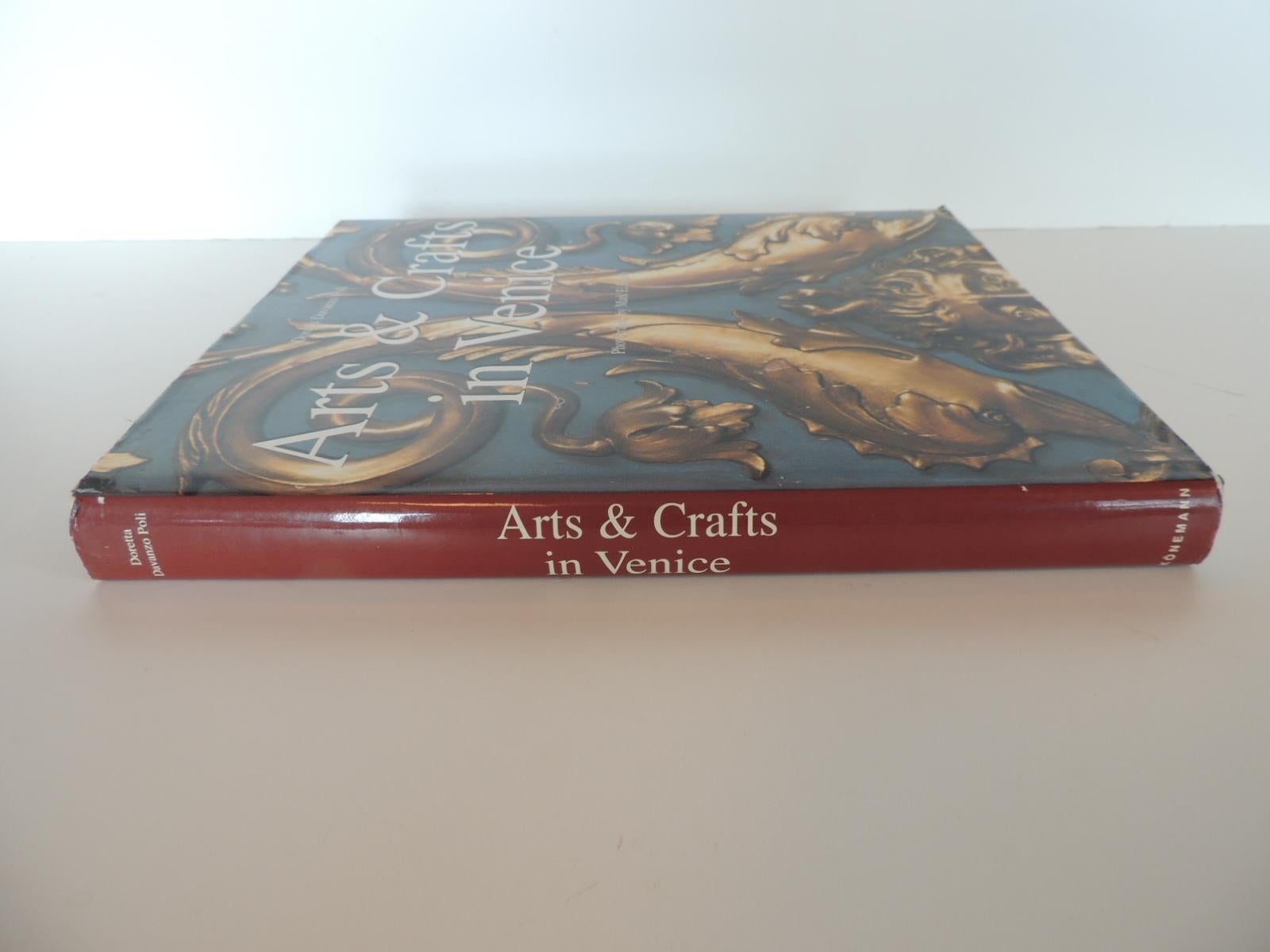 Arts & Craft in Venice hard-cover vintage coffee table book: This book, sub-divided in four sections corresponding to the art materials, the solid arts, the malleable arts, the fragile arts and the soft arts, provides a showcase of magnificent