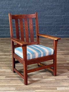 Arts & Craft Mission Oak Armchair by Stickley