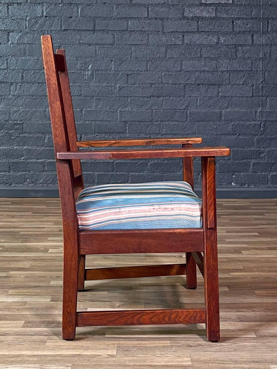 Américain Mission Arts & Crafts Oak Oak par Stickley en vente