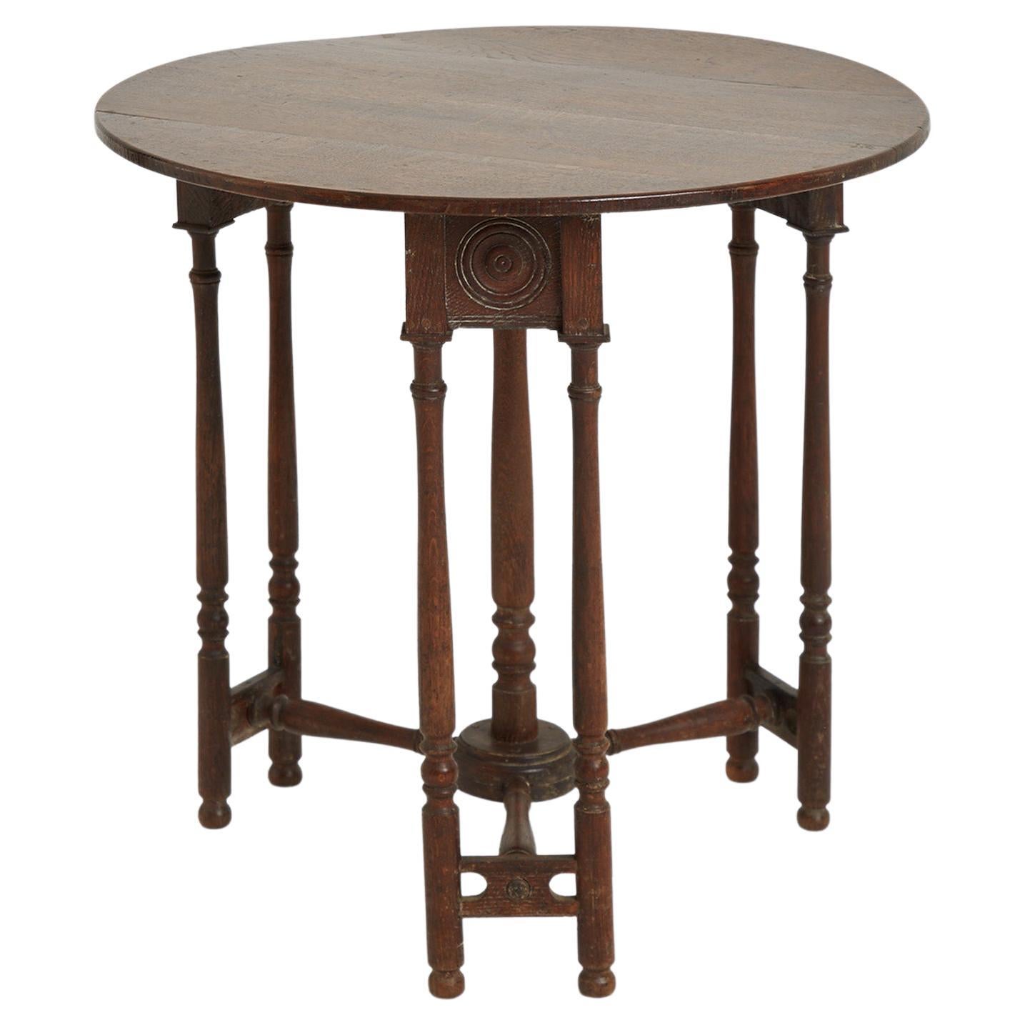 Leather Side Table at 1stDibs