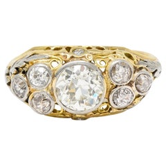 Arts
Crafts 1.95 CTW Old European Diamond Platinum Yellow Gold Antique Ring Arts
Crafts 1.95 CTW Old European Diamond Platinum Yellow Gold Antique Ring