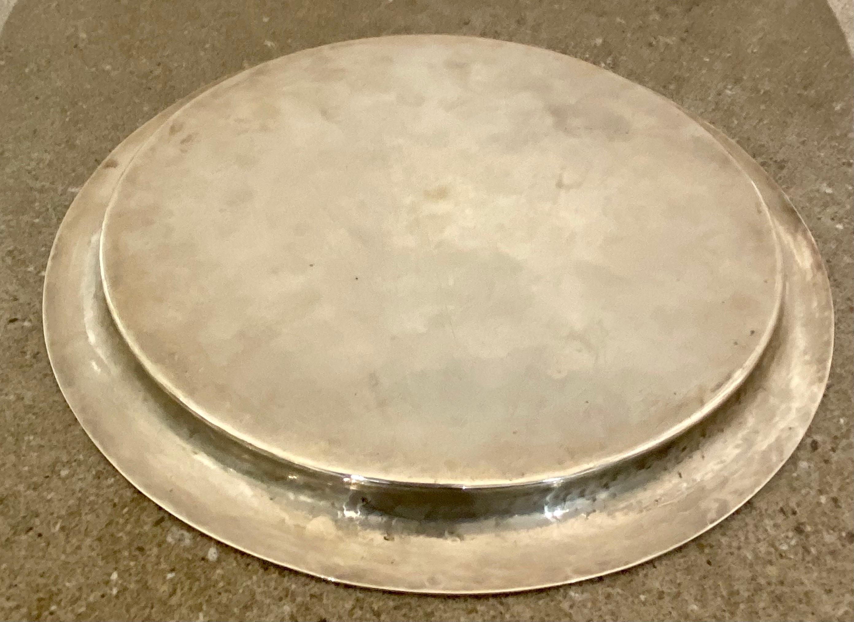hammered gold tray