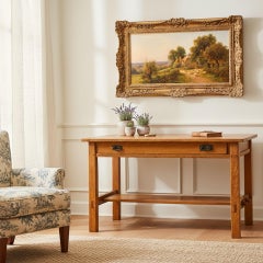 Arts & Crafts Antique L. & J.G. Stickley Oak Library Table no. 531