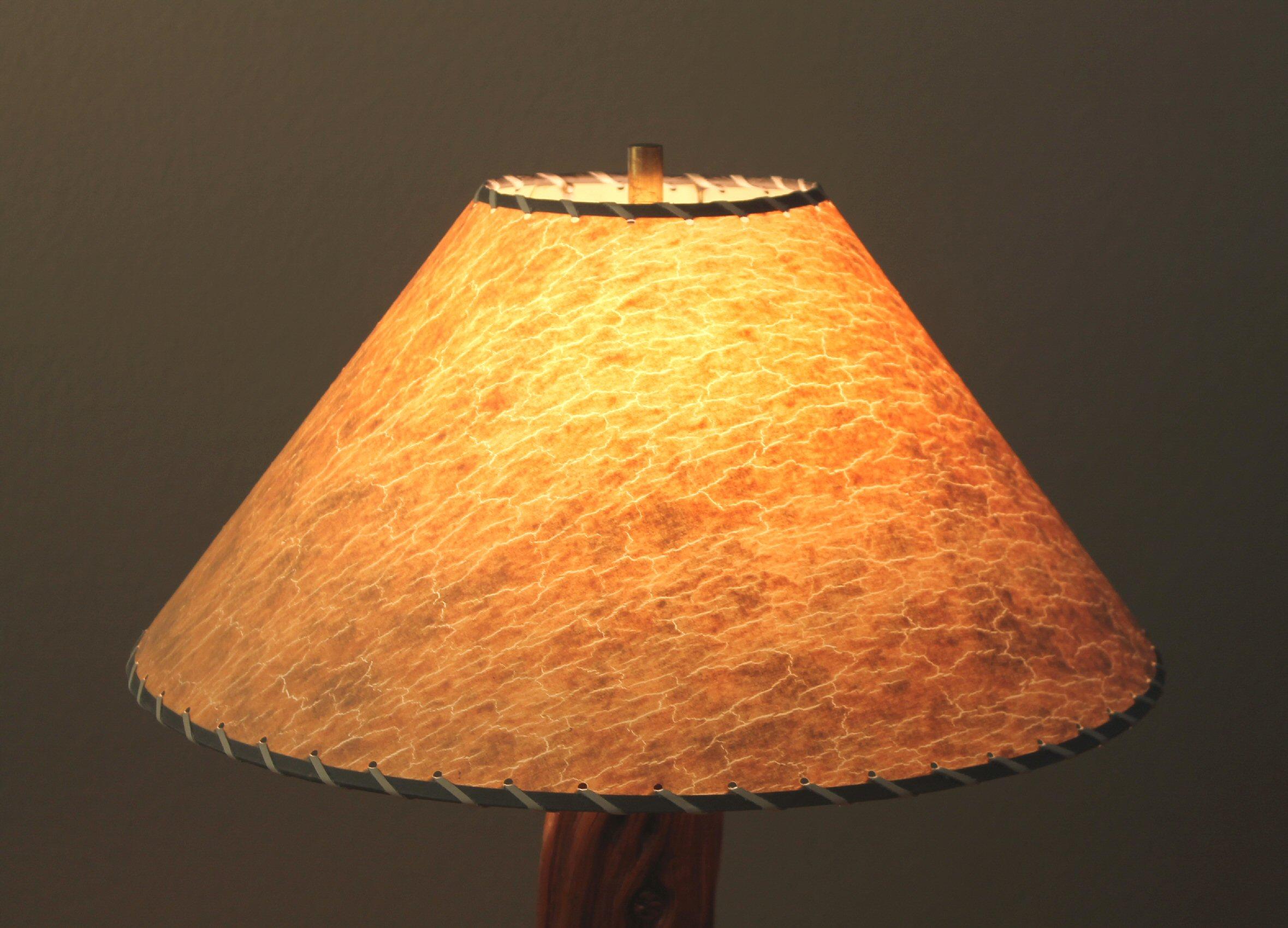 Lampe de table Arts & Crafts Arizona Ironwood Live Edge MCM 1955 d'après Nakashima Bon état - En vente à Peoria, AZ