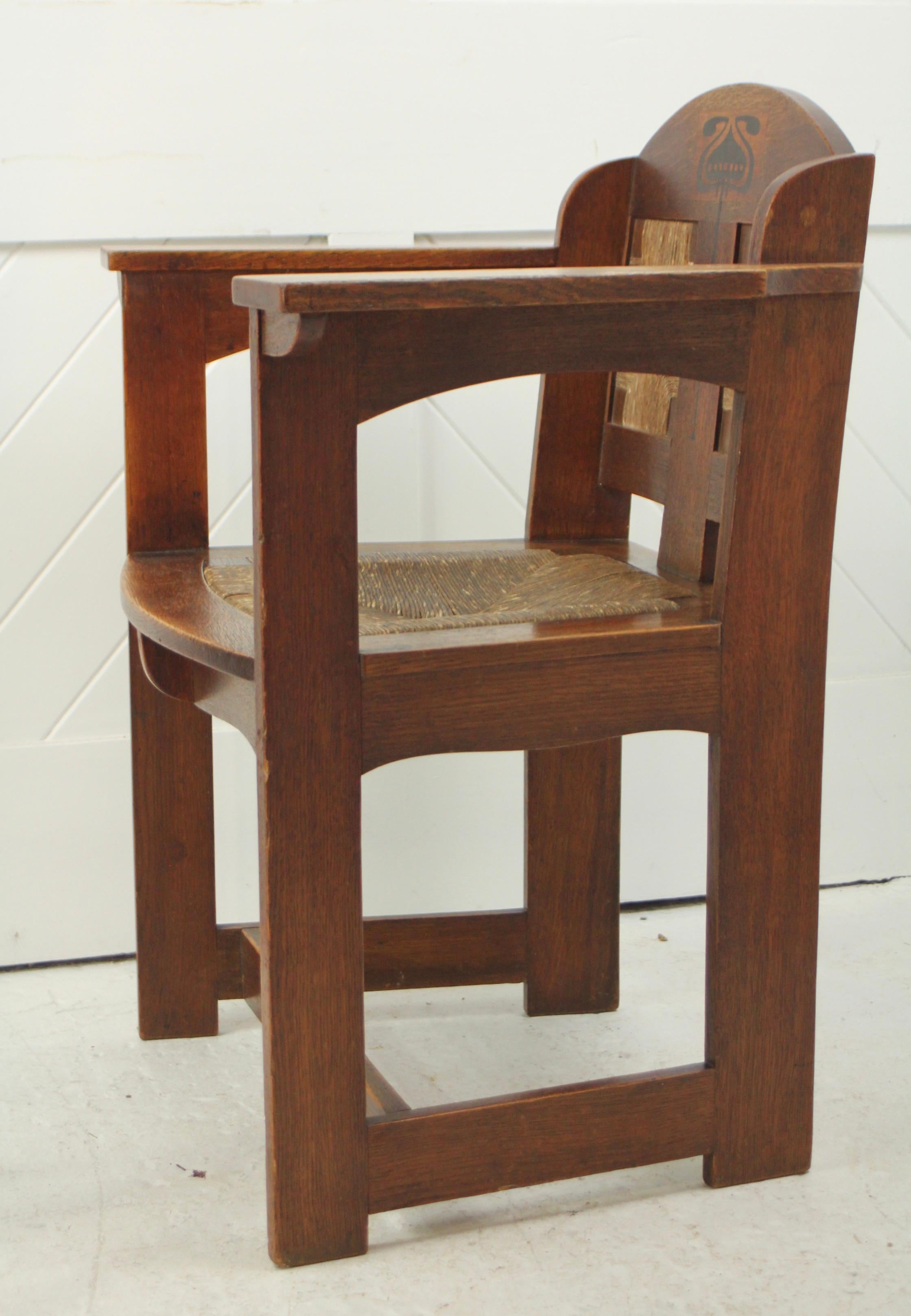 Arts and Crafts Arts & Crafts Armchair by E G Punnett For William Birch For Sale