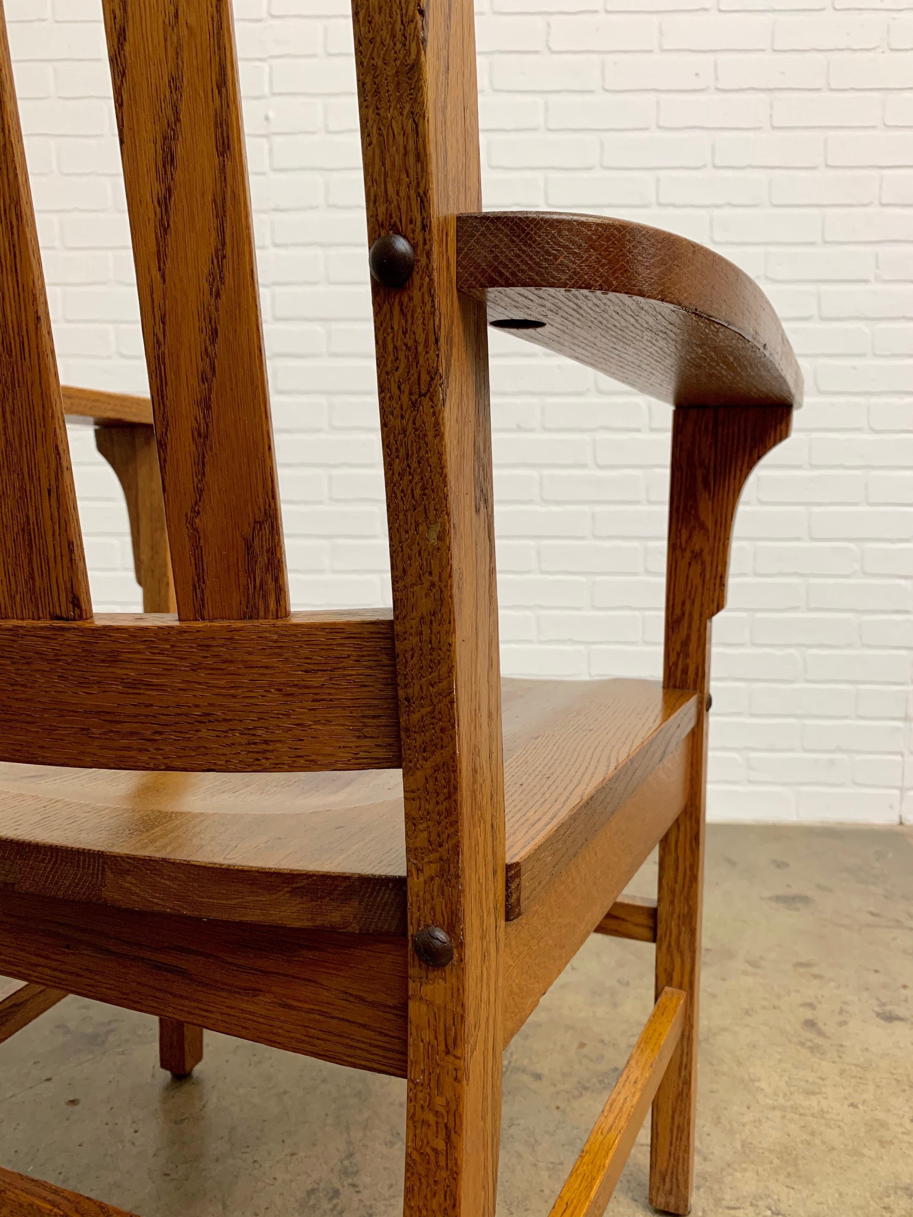 Arts & Crafts Armchair In Good Condition In Denton, TX