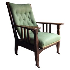 Arts & Crafts Armchair Lounge Smokers Chair 20th Century Oak 