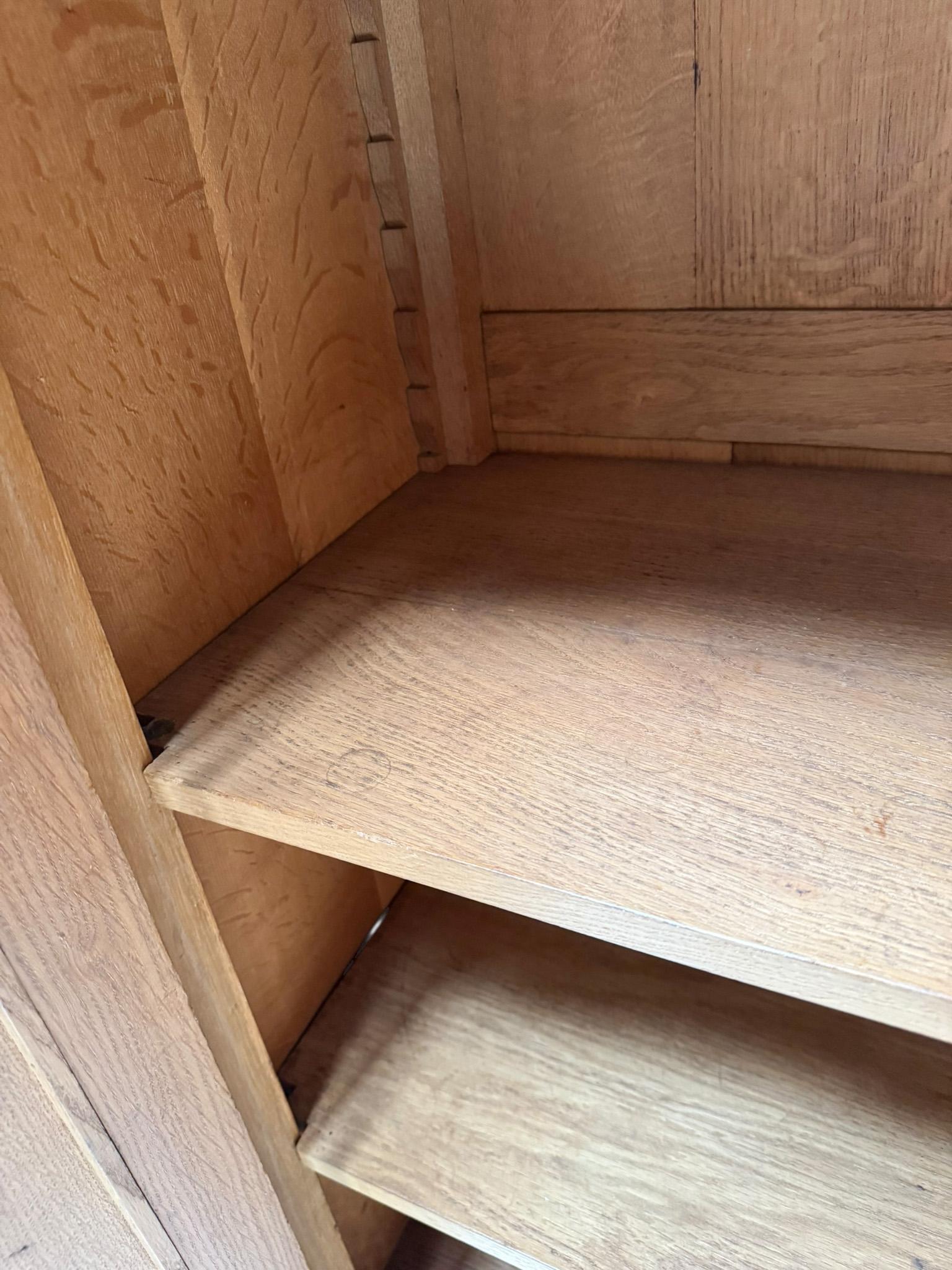 Brass Arts & Crafts Armoire or Bookcase In the style of Architect Lauweriks, 1890s For Sale