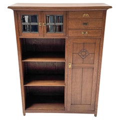 Arts and Crafts Jugendstil-Bücherregal Onder den Sint Maarten-Stil, 1900er Jahre