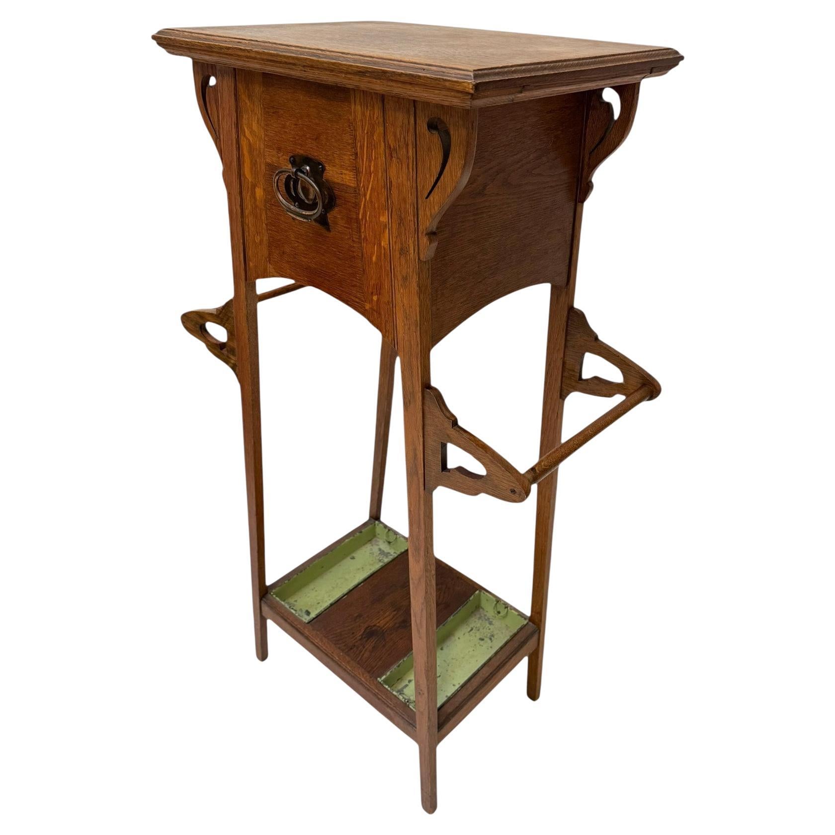 Arts 
Crafts Art Nouveau Extra Large Pedestal or Plant Stand, 1900s