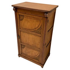 Arts & Crafts Art Nouveau One-Door Cabinet, 1900s