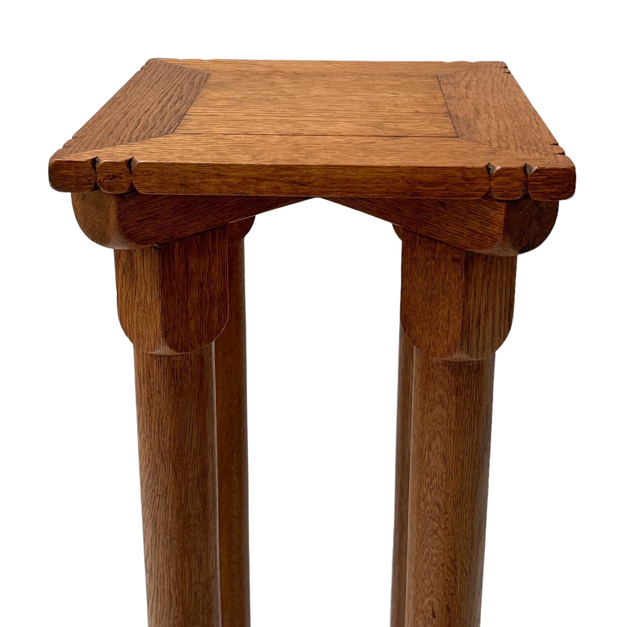 Arts & Crafts Art Nouveau Pedestal, 1900s For Sale 3