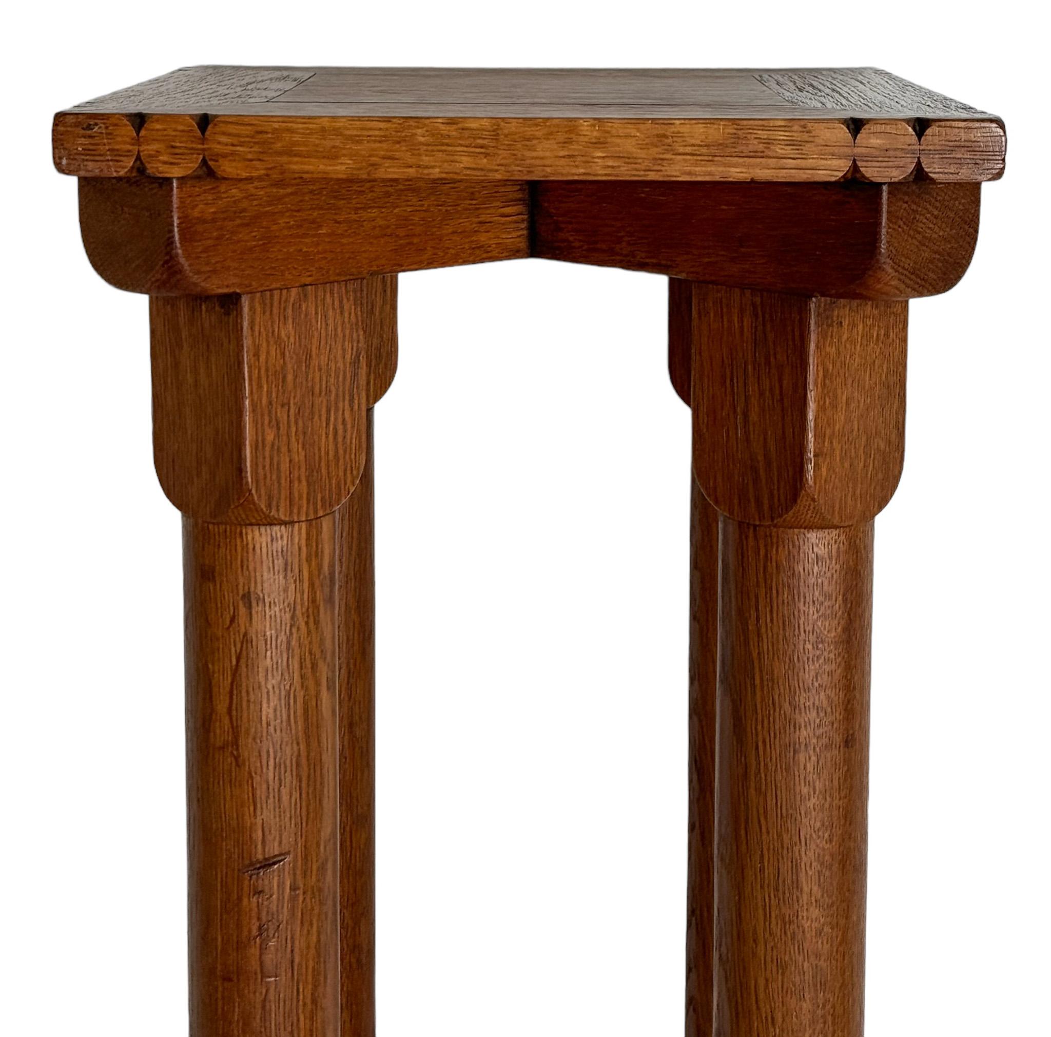 Arts & Crafts Art Nouveau Pedestal, 1900s For Sale 8