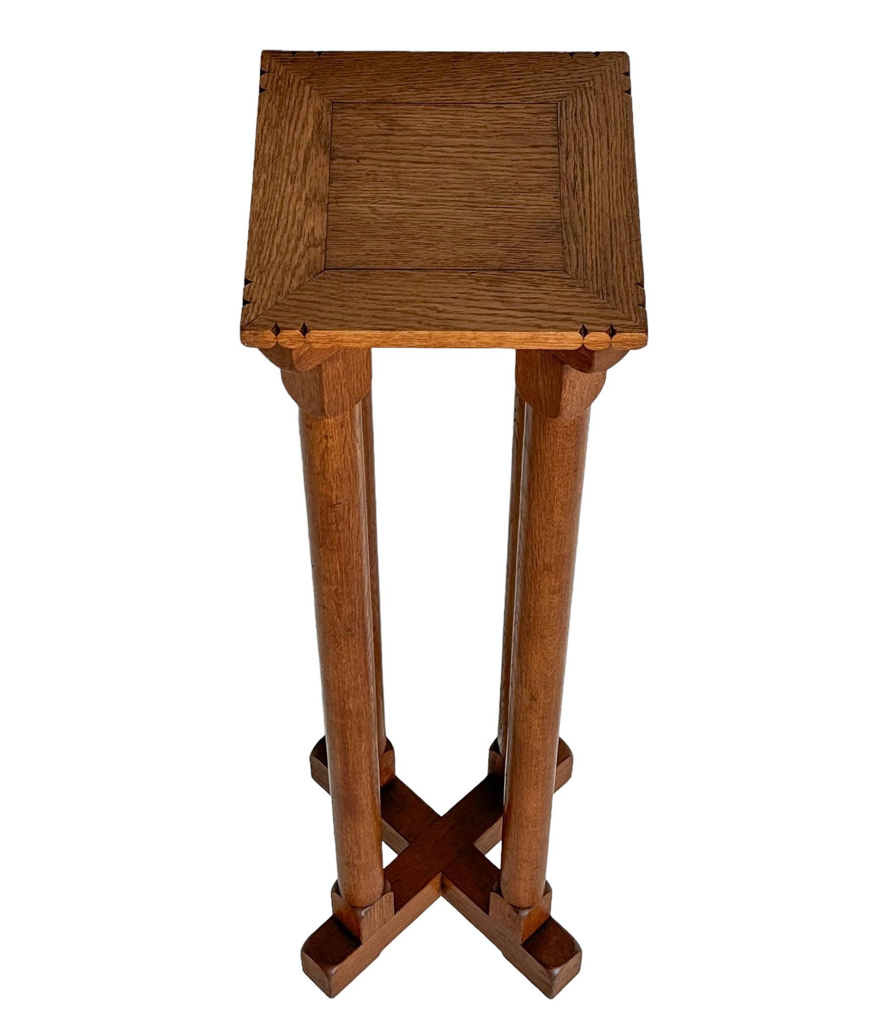 Arts & Crafts Art Nouveau Pedestal, 1900s In Good Condition For Sale In Amsterdam, NL