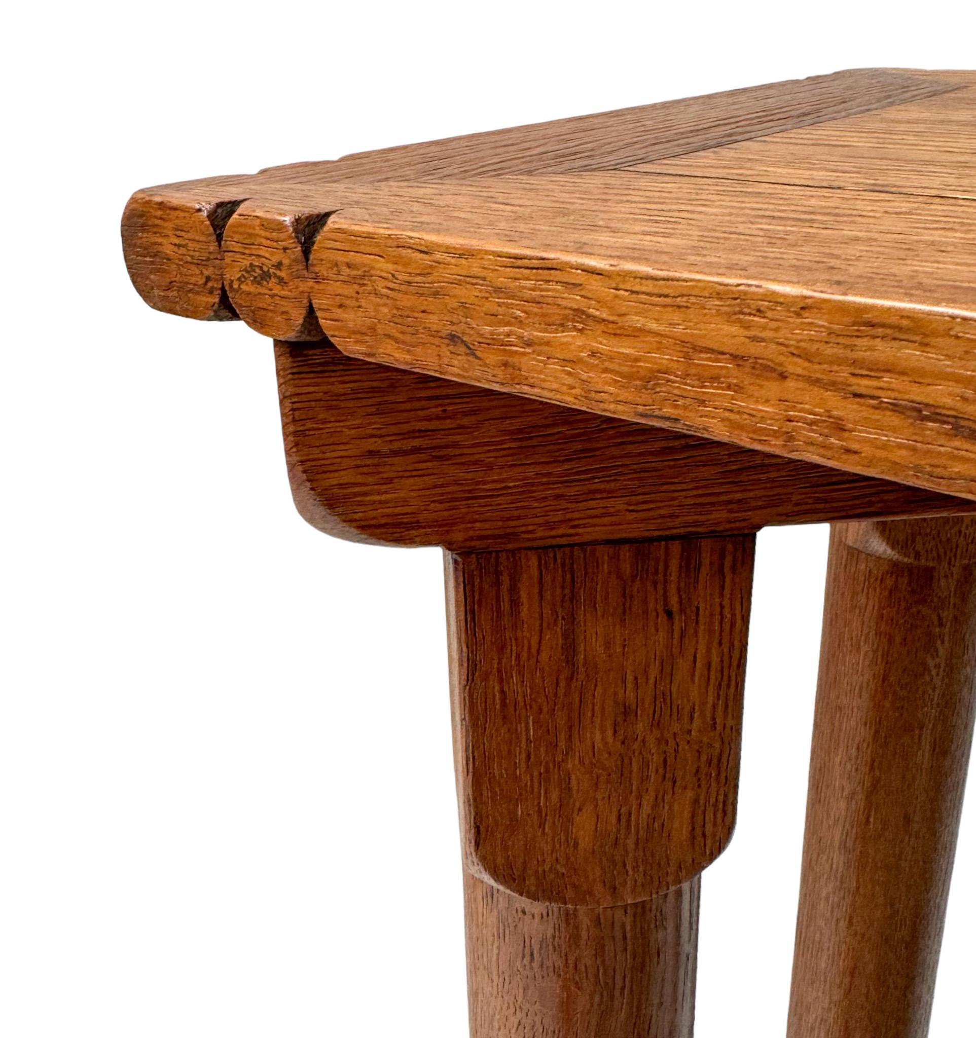 Oak Arts & Crafts Art Nouveau Pedestal, 1900s For Sale