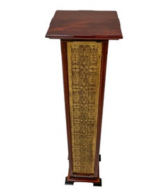 Arts & Crafts Art Nouveau Pedestal by Carel Adolph Lion Cachet, 1907