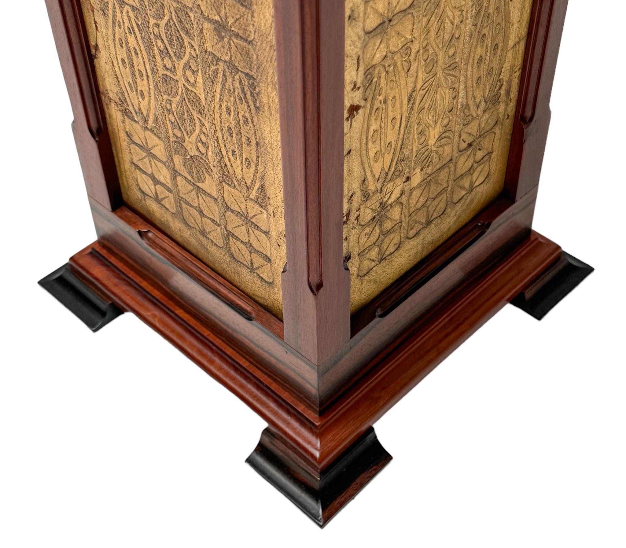 Pedestal Art Nouveau Arts & Crafts de Carel Adolph Lion Cachet, 1907 principios del siglo XX en venta