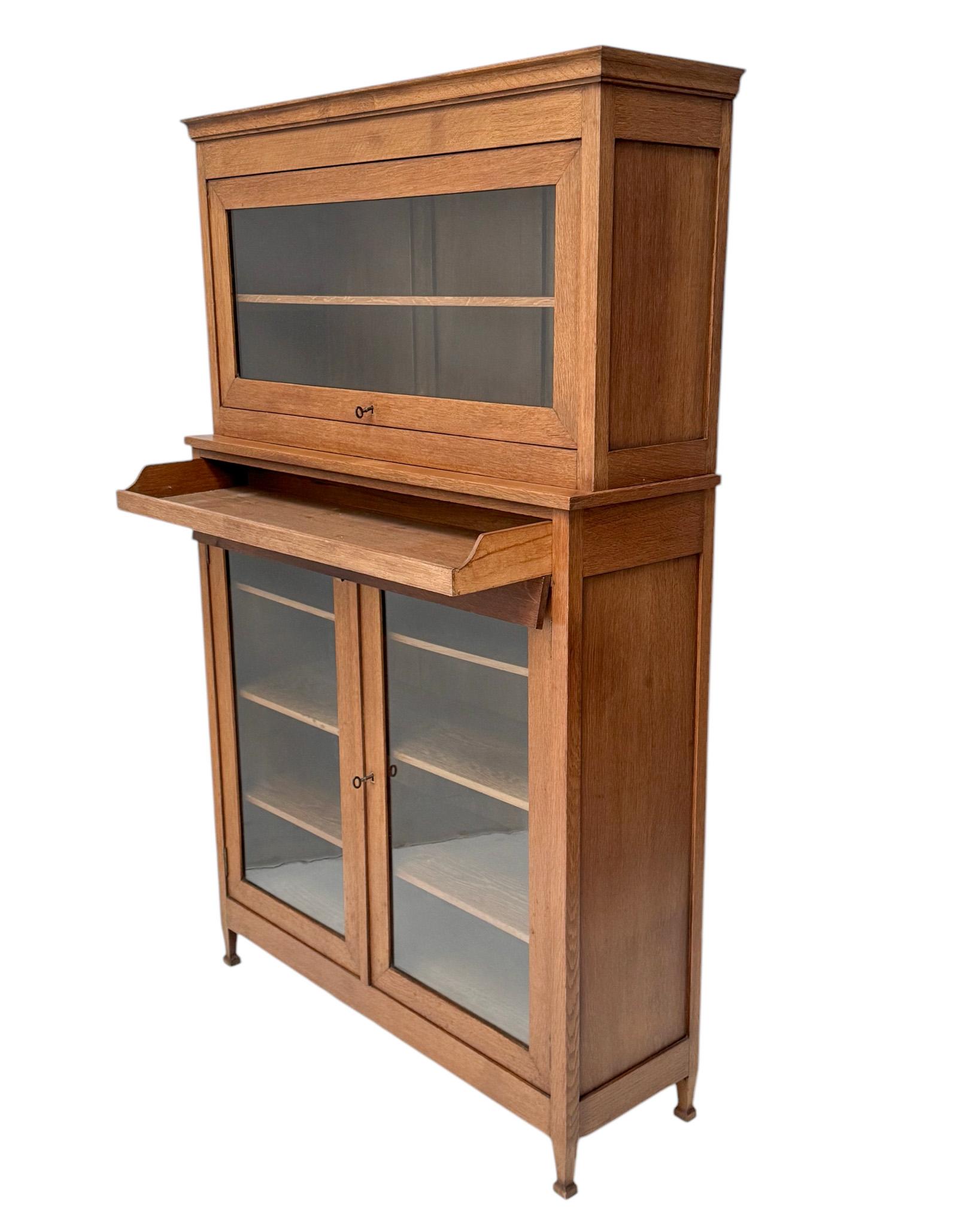 Olandese Libreria a due pezzi in stile Art & Crafts Art Nouveau, 1900 in vendita