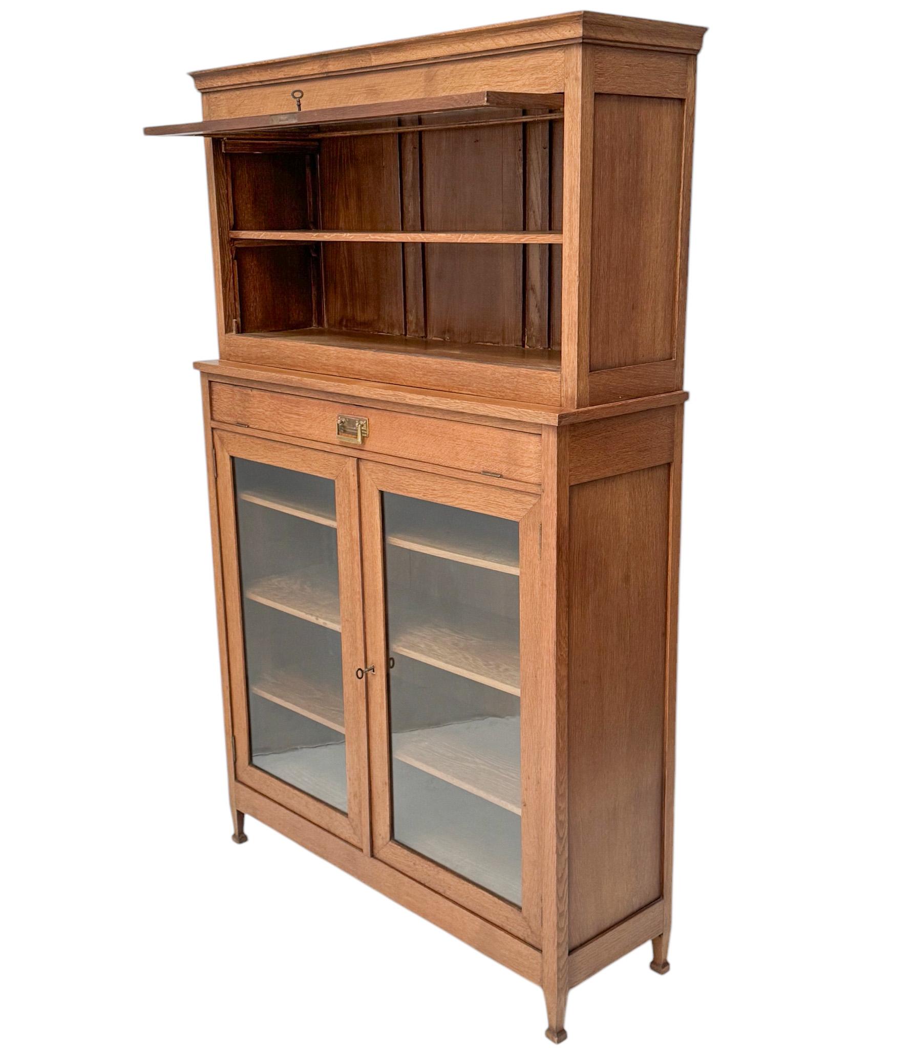Libreria a due pezzi in stile Art & Crafts Art Nouveau, 1900 In condizioni buone in vendita a Amsterdam, NL