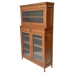 Bibliothèque deux pièces Art Nouveau Arts & Crafts, années 1900