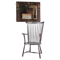 Antique Arts & Crafts Beech Stick-Back Windsor Chair by Liberty & Co.