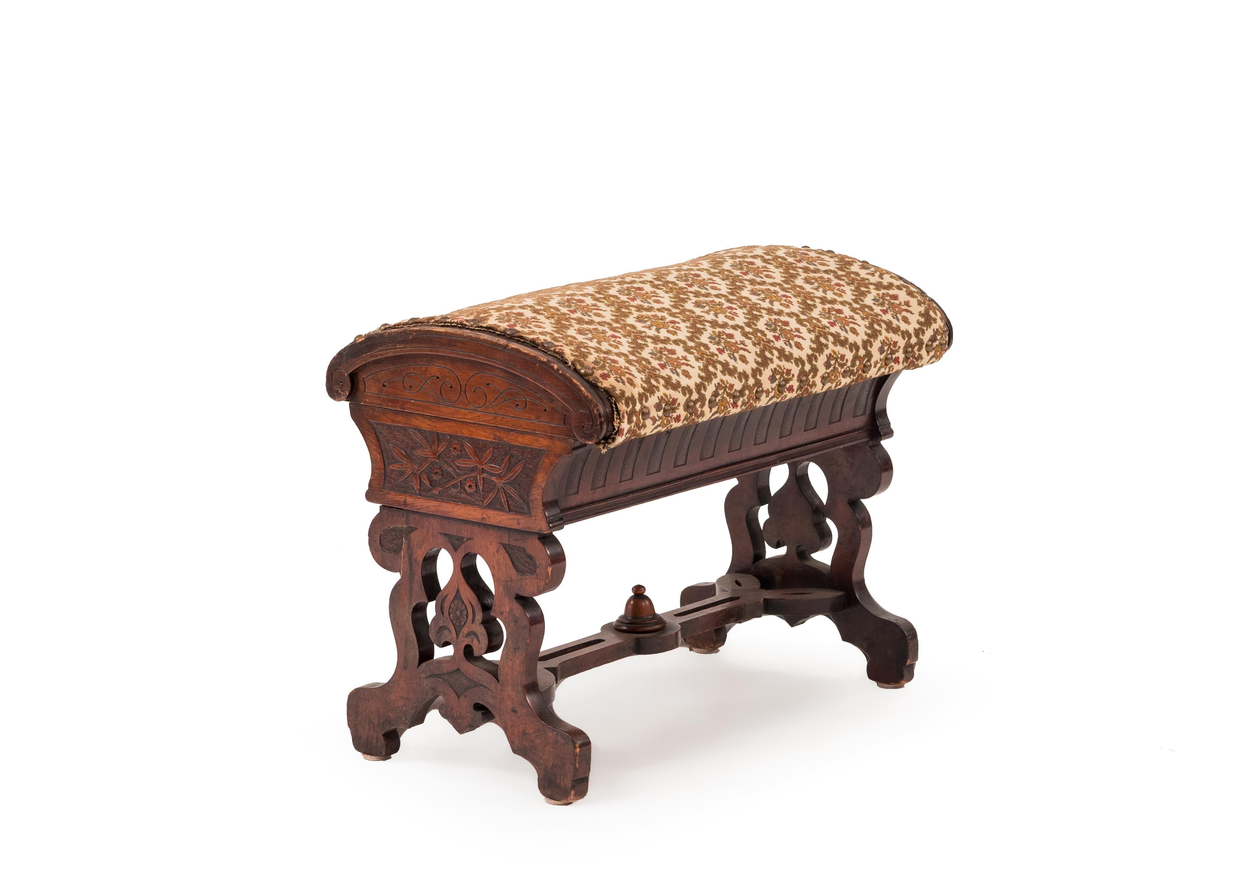 Arts and Crafts Arts & Crafts Beechwood Flip Top Bench For Sale