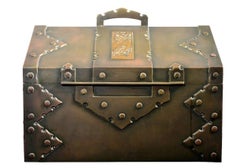 Arts & Crafts Brass Chest