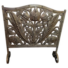 Arts & Crafts brass firescreen Liberty & Co