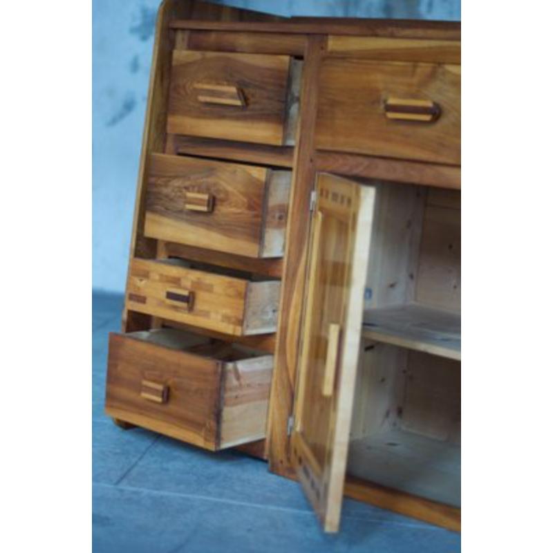 Mid-Century moderno Buffet Arts & Crafts di Boi Massif, Francia, anni '50 in vendita