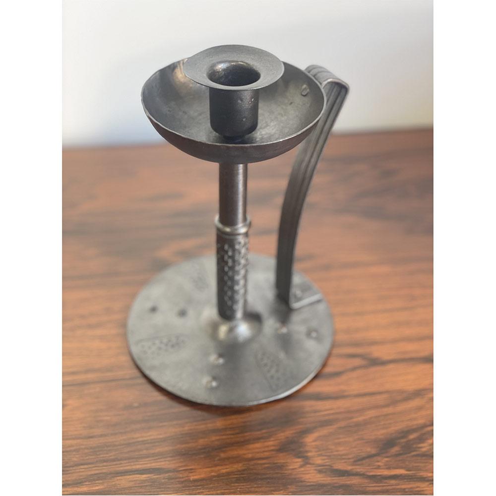 Jugendstil Arts & Crafts Candlestick 1900 Goberg For Sale