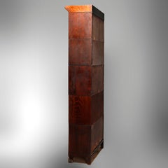 Arts & Crafts Claw Foot Mission Oak Barrister Bookcase by Gunn, circa 1910