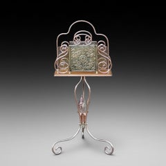 Arts & Crafts Copper & Brass Magazine Rack