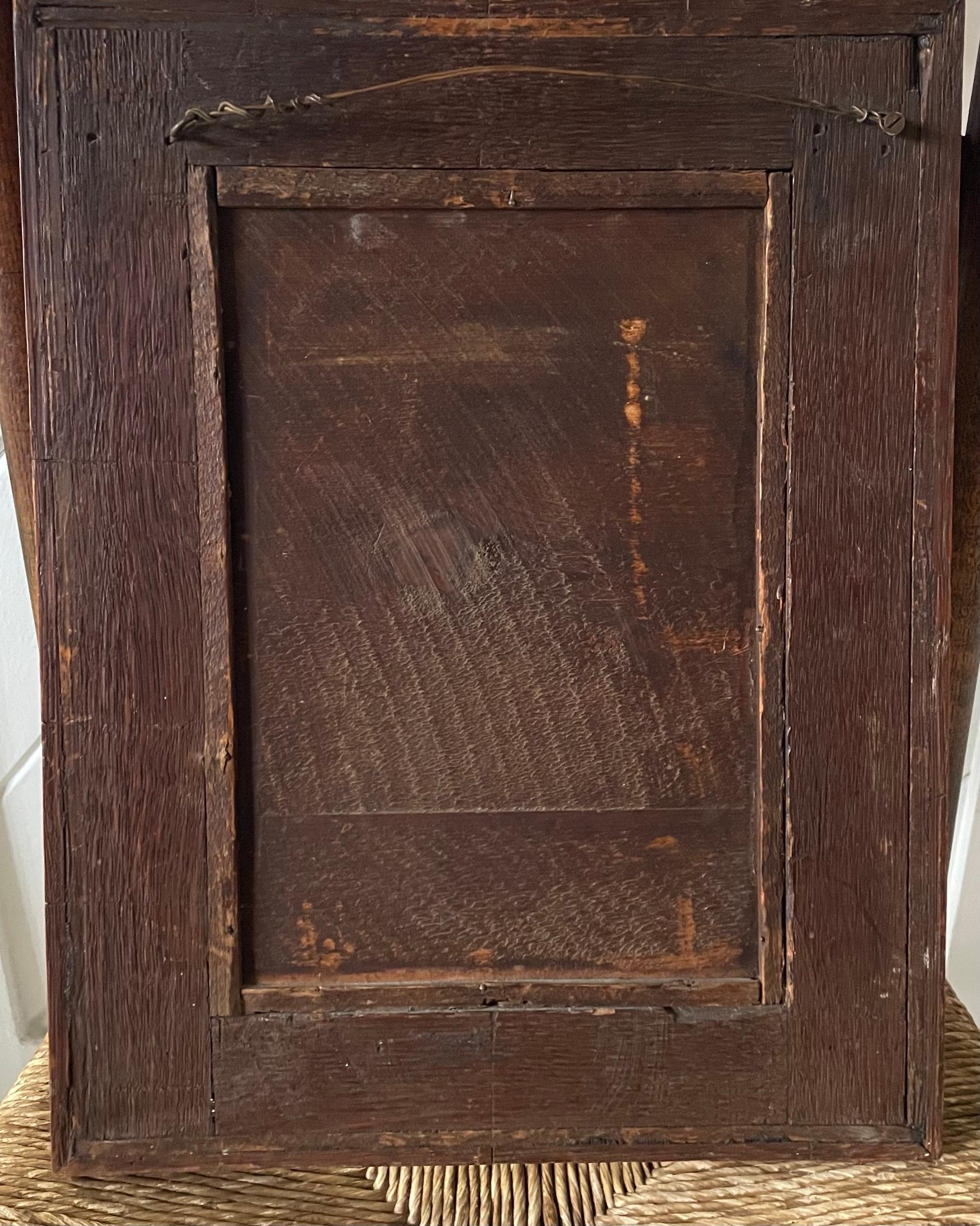 Sbalzo Specchio con cornice in rame Arts & Crafts di John Pearson in vendita