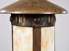 Arts & Crafts Copper Pendant Light