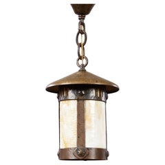 Arts & Crafts Copper Pendant Light