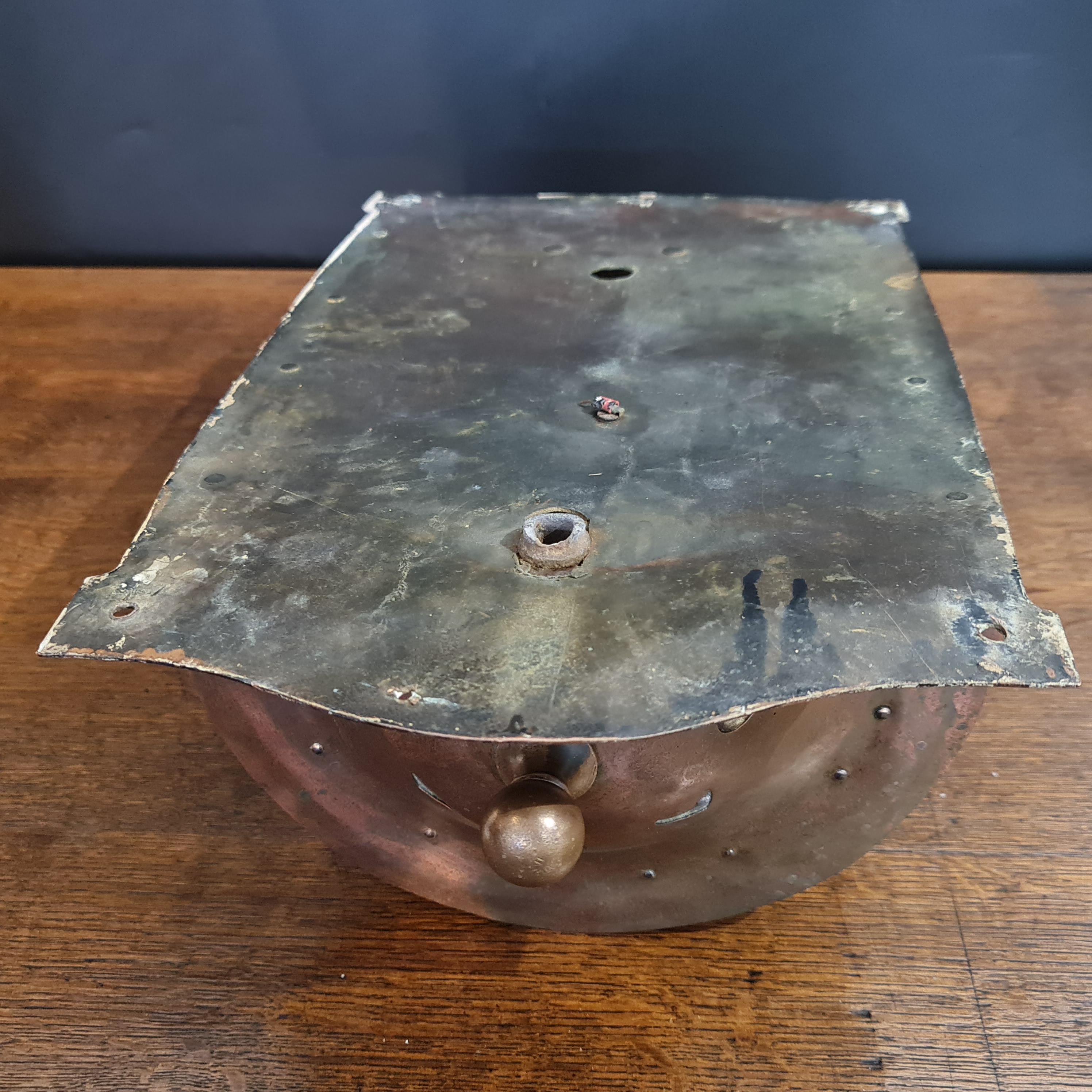 20th Century Arts & Crafts Copper Wall Light Lantern by Birmingham Guild of Handicrafts For Sale