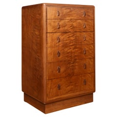 Arts & Crafts Cotswold School Walnut Chests of Drawers