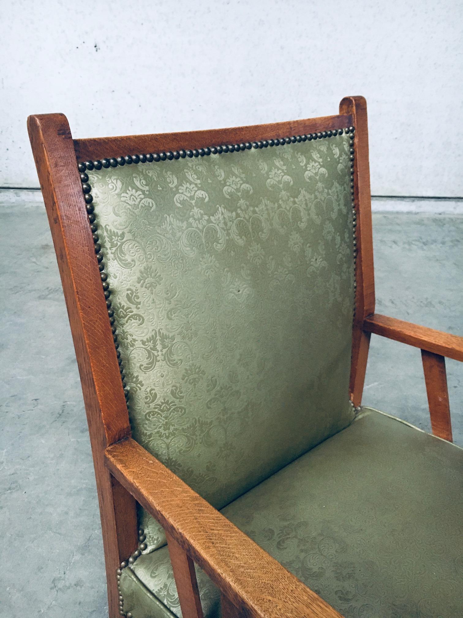 Arts & Crafts Design Period Lounge Chair set, 1930's Belgium For Sale 5