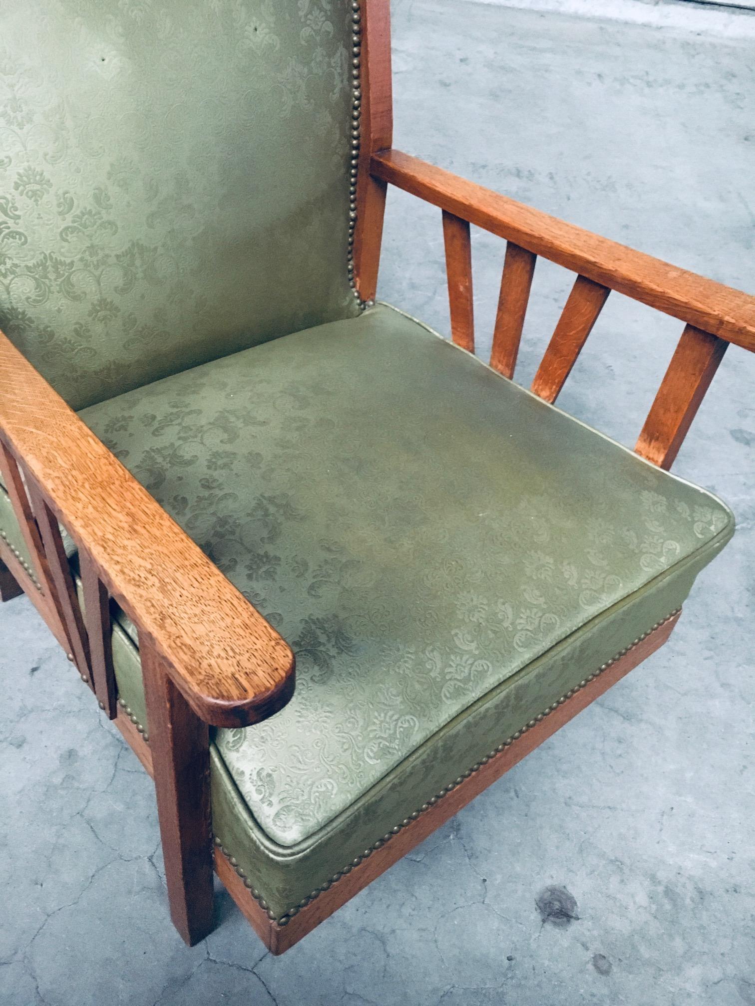 Arts & Crafts Design Period Lounge Chair set, 1930's Belgium For Sale 6